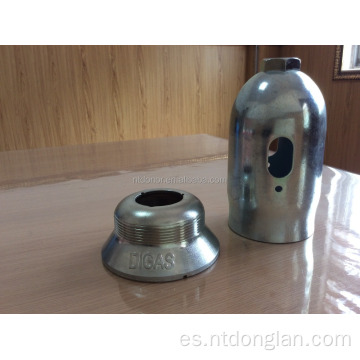 Tapa o protección de metal de acero sin costura para el cilindro de gas